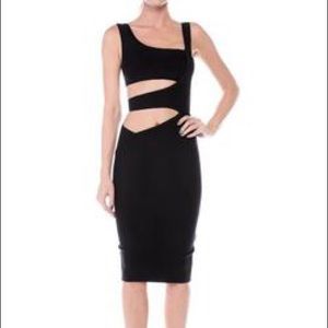 Jessica Bara Chanti Cut Out Bandage Midi dress